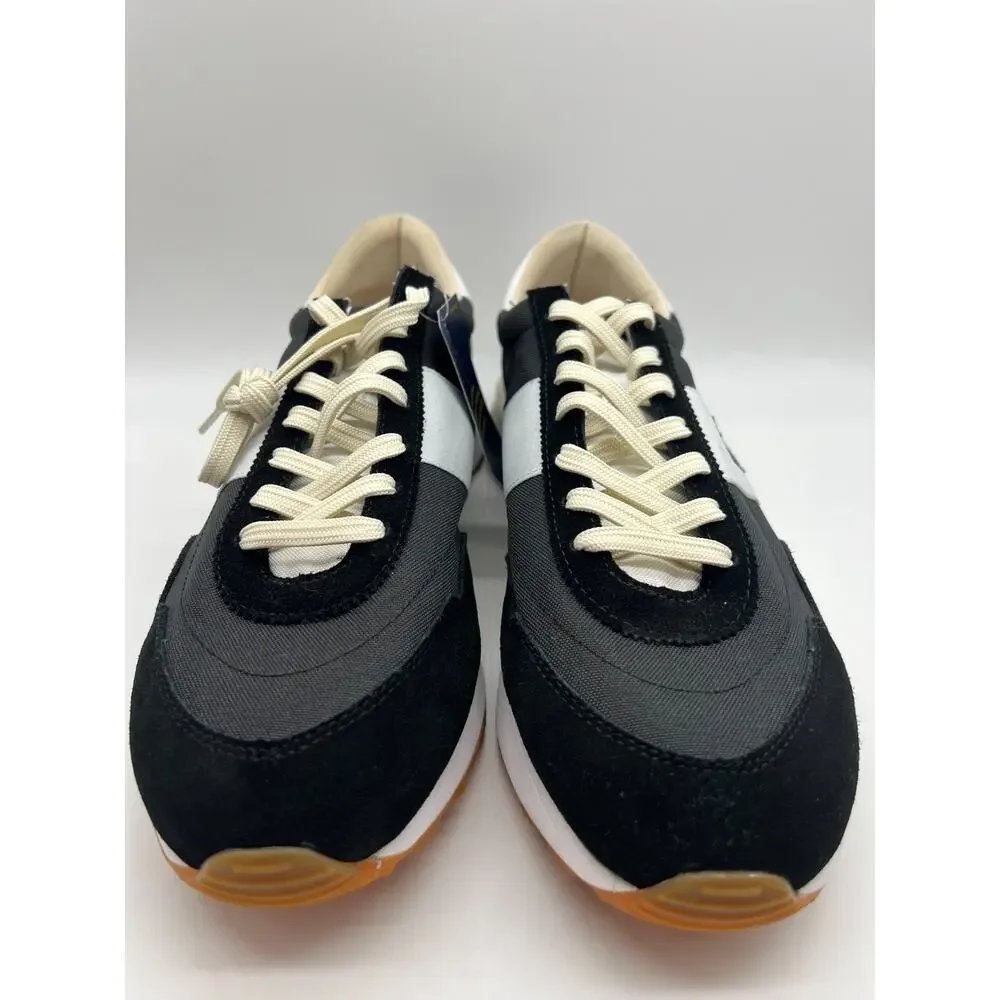 Polo Ralph Lauren Train 89 Black/White Sneakers Men's Size 14 NEW